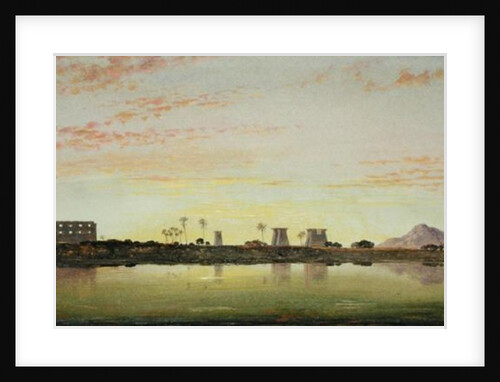 Pylons at Karnak, the Theban Mountains in the Distance by Edward William Cooke