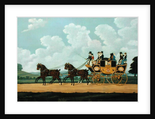 J. & W. Chaplin's Dover-London Stage on the Road by John Cordrey