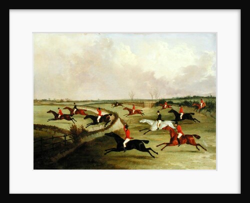 The Quorn Hunt in Full Cry: Second Horses, after a painting by Henry Alken by John Dalby