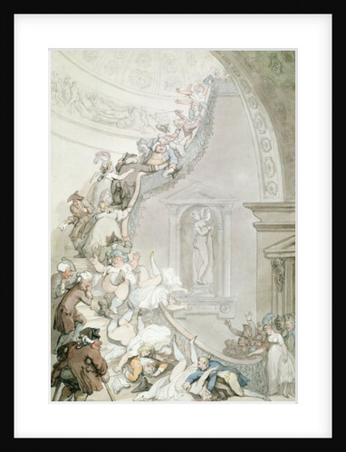 The Exhibition 'Stare-Case', Somerset House, c.1800 by Thomas Rowlandson