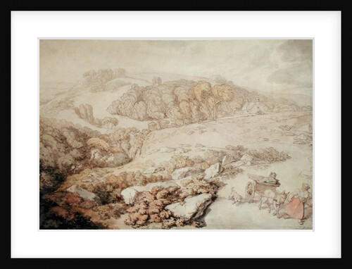 Bodmin Moor, North Cornwall, c.1825 by Thomas Rowlandson