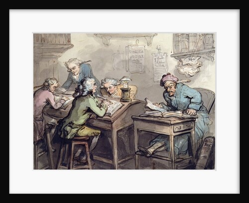 A Merchant's Office, 1789 by Thomas Rowlandson