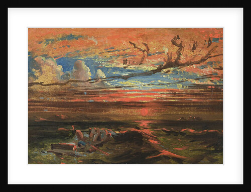 Sunset at Sea after a Storm by Francis Danby
