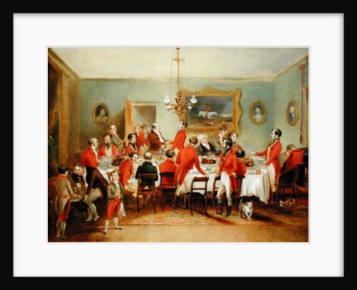 The Hunt Breakfast, Bachelor's Hall, 1836 by Francis Calcraft Turner