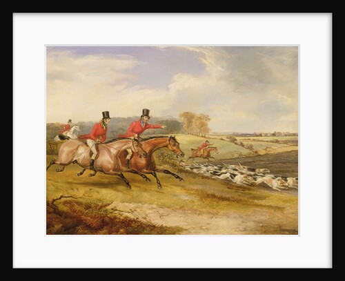 Full Cry, Bachelor's Hall, 1835 by Francis Calcraft Turner
