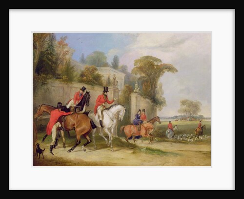 Bachelor's Hall, The Meet, 1835 by Francis Calcraft Turner