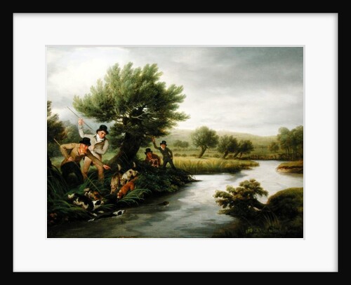 Spearing the Otter, 1805 by Philip Reinagle