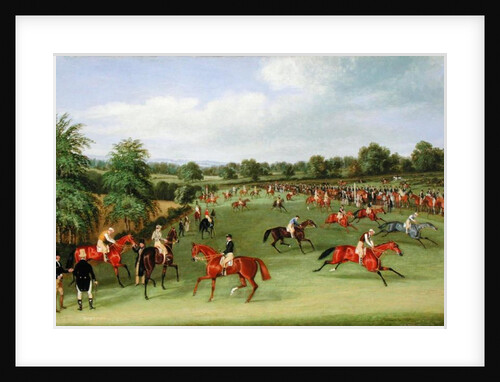 Epsom Races: Preparing to Start by James Pollard