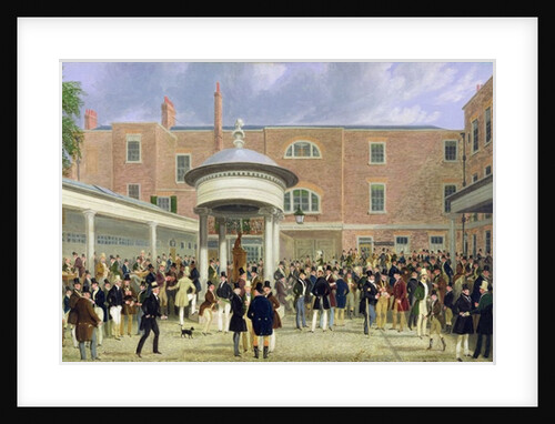 Epsom Races: Settling Day at Tattersall's by James Pollard