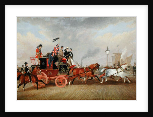 The Last of the Mail Coaches: The Edinburgh-London Royal Mail at Newcastle-upon-Tyne, 5th July 1847, 1848 by James Pollard