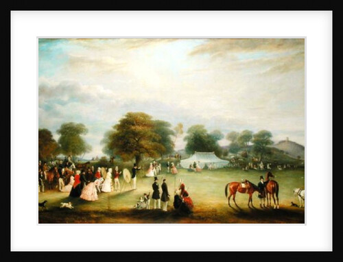 Archery Meeting in Bradgate Park, Leicestershire, 1850 by John E. Ferneley