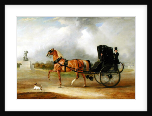 William Massey-Stanley Driving his Cabriolet in Hyde Park, 1833 by John E. Ferneley