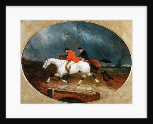 The Return from the Hunt in the Rain by John Frederick Herring Jnr