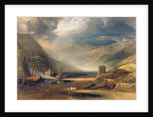 A Storm Passing Off on the Coast of Merionethshire, 1818 by Anthony Vandyke Copley Fielding