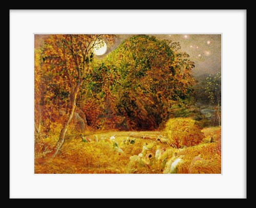 The Harvest Moon, 1833 by Samuel Palmer