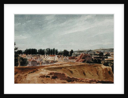 View near Bishopsgate Bridge with Cow Tower, looking towards Mousehold by John Thirtle