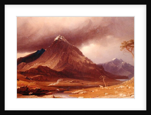 Tryfan, Carnarvonshire by George Fennel Robson