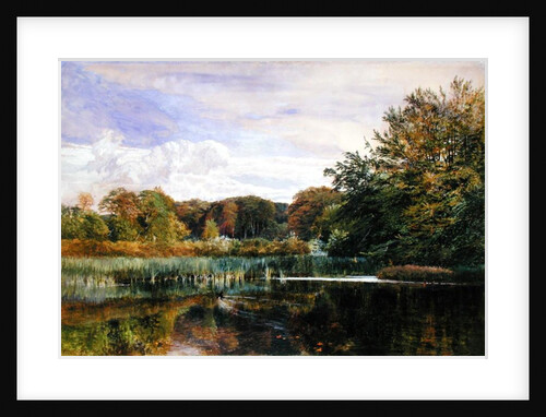 The Mill Pond, Evelyn Woods, 1860 by George Vicat Cole