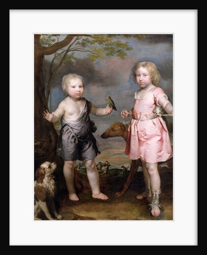 Lord John Hay and Charles, Master of Yester c.1670 by Gerard Soest