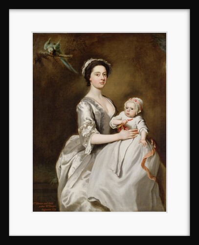 Mrs Sharpe and Child, 1731 by Joseph Highmore