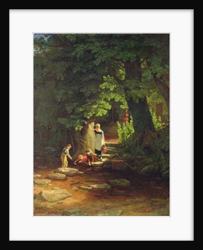 Children by a Brook, c.1822 by Francis Danby