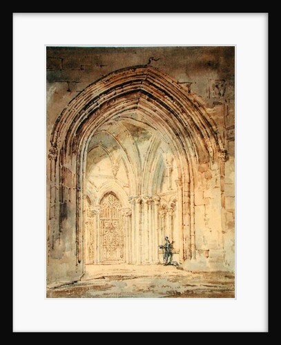 St. Alban's Cathedral, Hertfordshire, c.1797 by Thomas Girtin