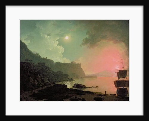 Vesuvius from Posillipo, c.1788 by Joseph Wright of Derby