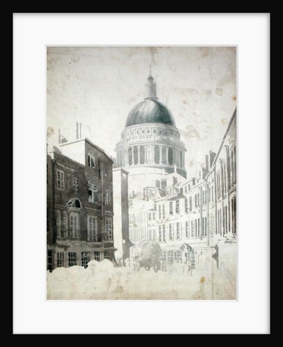 St. Paul's Cathedral, from St. Martin's-le-Grand, London, c.1795 by Thomas Girtin