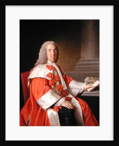 Alexander Boswell, Lord Auchinleck, c.1754-55 by Allan Ramsay