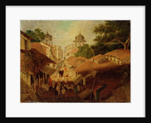 Street in Patna, c.1825 by Charles D'Oyly
