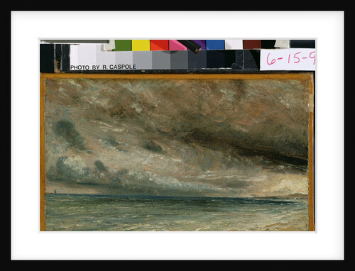 The Coast at Brighton - Stormy Evening, c.1828 by John Constable