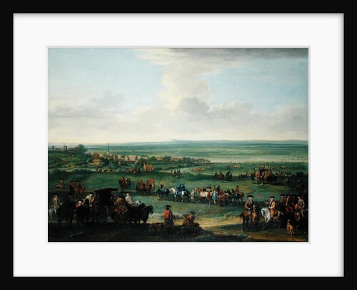 George I at Newmarket, 4th or 5th October 1717, c.1717 by John Wootton