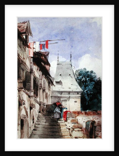 Abbey St-Amand, Rouen by Richard Parkes Bonington