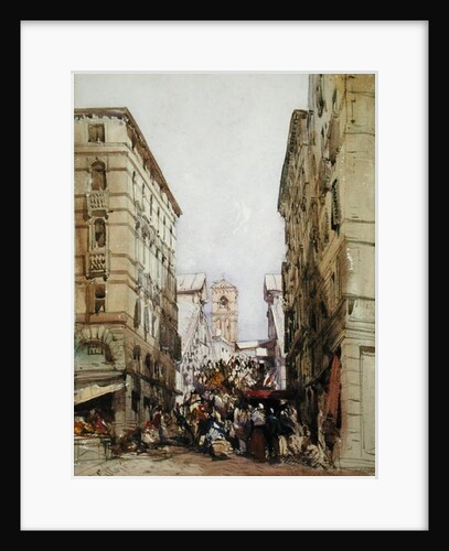 The Rialto, August 1846 by William Callow