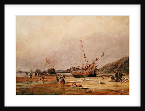 Calais Sands, 1831 by Francois Louis Thomas Francia