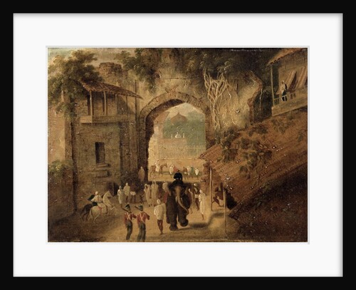 East Gateway, Patna, 1825 by Charles D'Oyly
