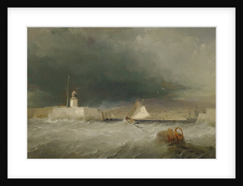 Port on a Stormy Day, 1835 by George the Elder Chambers