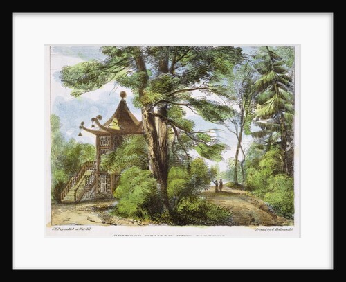 Chinese Temple, Kew Gardens by George Ernest Papendiek (after)