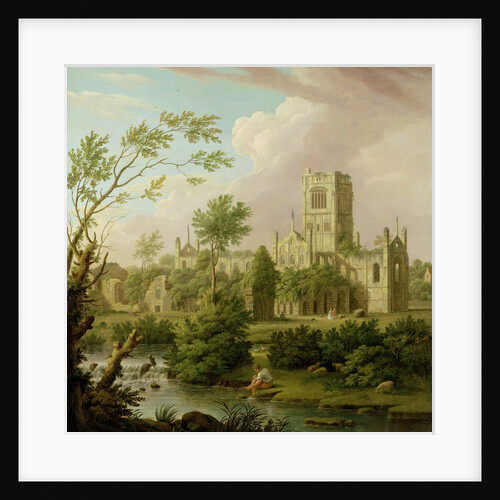 Kirkstall Abbey, Yorkshire, 1747 by George Lambert