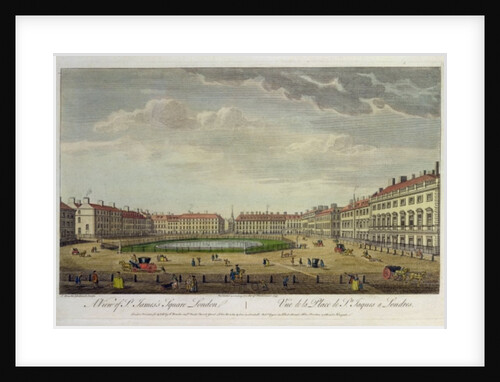 A View of St. James's Square, London, 1753 by Thomas Bowles