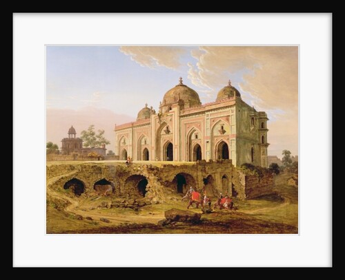 The Qal' A-l-Kuhna Masjid, Purana Qila, Delhi, c.1823 by Robert Smith