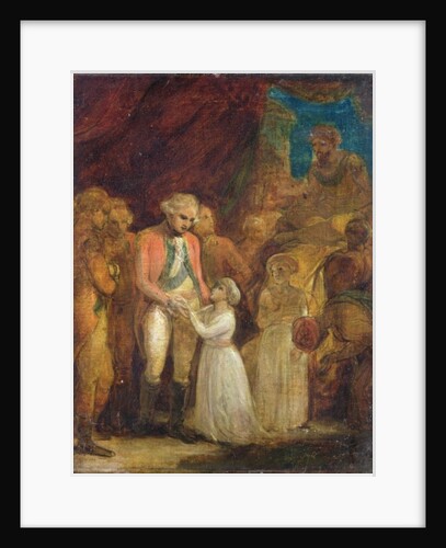 The Two Sons of Tipu Sahib, Sultan of Mysore, Being Handed over as Hostages to General Cornwallis, c.1792 by Robert Smirke