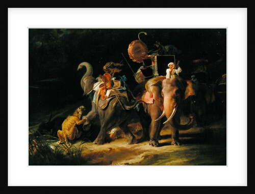 Tiger Hunting in the East Indies, 1798 by Thomas Daniell