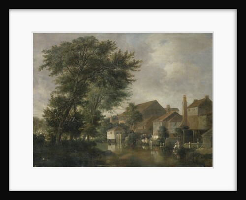 A River Scene, possibly at Norwich, c.1817 by John Crome