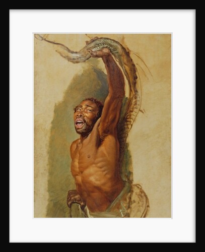 Man Struggling with a Boa Constrictor, Study for 'Liboya Serpent Seizing its Prey', c.1803 by James Ward