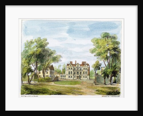 South Front, Old Palace, Kew Gardens by George Ernest Papendiek