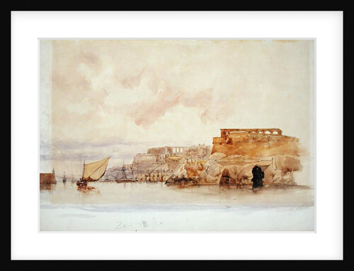 Coast Scene with Sailing Boats by James Holland