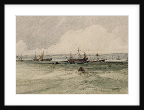 View of Sheerness by Francois Louis Thomas Francia