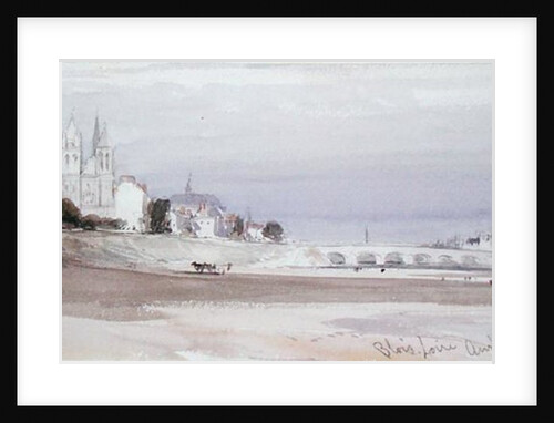 Blois on the Loire, 1856 by William Callow