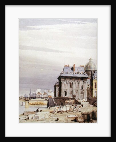 L'Institut de France, Paris, 1830 by Thomas Shotter Boys